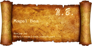 Magel Bea névjegykártya